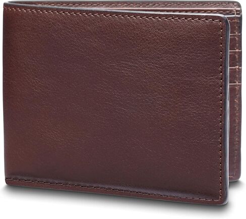 Bosca Navayo Slim 10 Pocket Wallet w/Removeable Flip I.D Passcase Light Brown in Kuwait