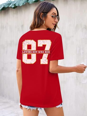 قميص نسائي من In My Gameday Era لموسم كرة القدم رقم 87 in Kuwait