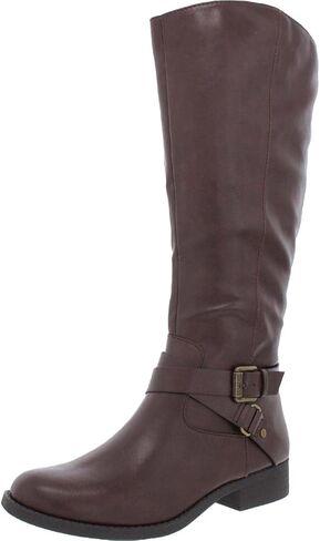 Style & Co. حذاء نسائي طويل من الجلد الصناعي Marilee طويل حتى منتصف الساق in Kuwait