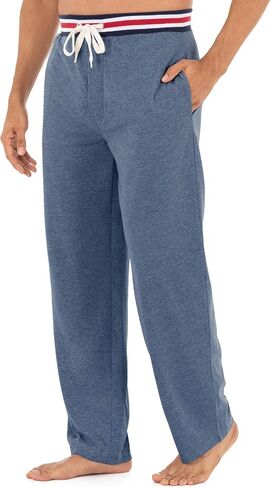 IZOD Men's Poly Sueded Jersey Knit Pant with Striped Waistband in Saudi Arabia