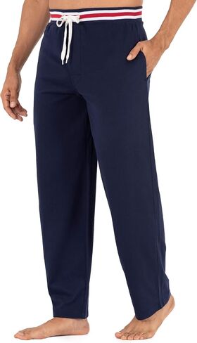 IZOD Men's Poly Sueded Jersey Knit Pant with Striped Waistband in Saudi Arabia