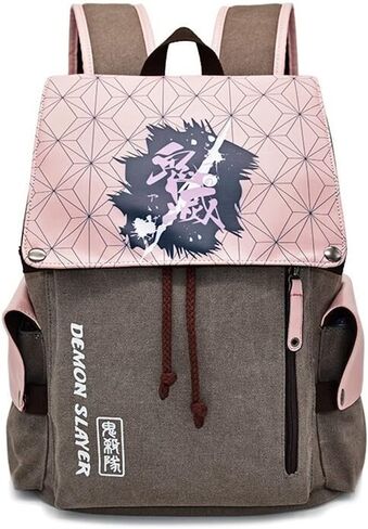 Japanese Anime Backpacks Canvas Shoulders bag 3D Print Daypack Backpack Laptops Back Pack for Anime Fans in Saudi Arabia