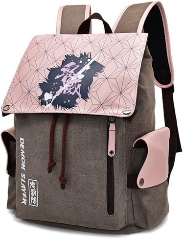 Japanese Anime Backpacks Canvas Shoulders bag 3D Print Daypack Backpack Laptops Back Pack for Anime Fans in Saudi Arabia