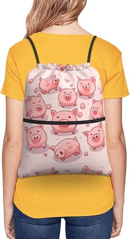 حقيبة ظهر برباط مضادة للماء وخفيفة الوزن لصالة الألعاب الرياضية للرجال النساء المشي لمسافات طويلة اليوغا السفر الشاطئ in Kuwait