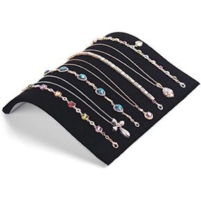 Yosoo Black Velvet Hook Necklace Chain Pendant Show Tray Display Jewelry Organizer Stand Holder in Kuwait