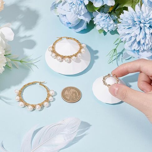 DELORIGIN 2pcs Gesso Jewelry Display Holder Stand Plaster White Diamond Shape Jewelry Tray Bracelet Holder Accessories Storage for Necklace Ring Bracelets Home Decor Photography Props in Saudi Arabia