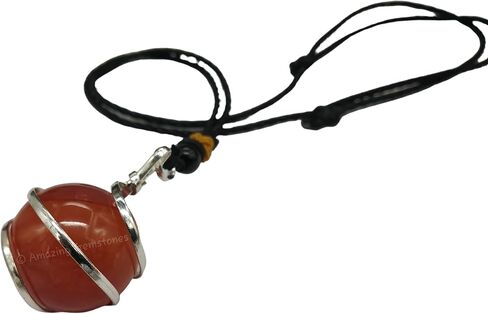 Amazing Gemstone Crystals and Healing Stones Carnelian Necklace - Gold Chain Necklace Pendant - Real Crystal Necklace in Saudi Arabia