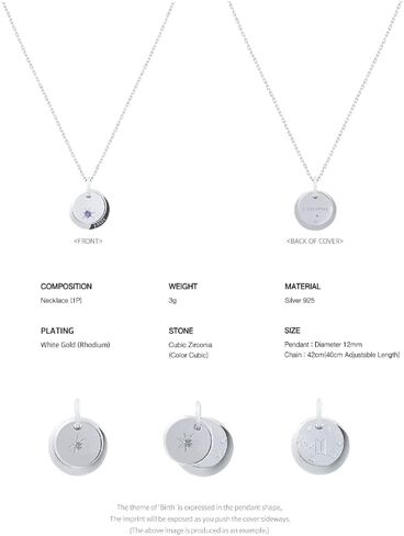 BTS | STONEHENgE Moment of Light Jewelry Official Army Necklace in Saudi Arabia
