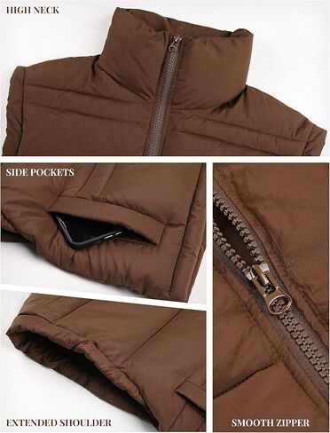 سترة منتفخة قصيرة نسائية من Lentta جيليه مبطن بسحاب أسود موضة خريف 2022 in Kuwait