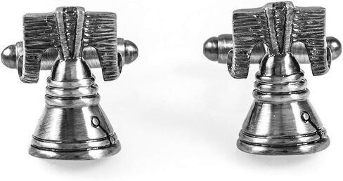 MRCUFF 4th of July Liberty Bell Pair Cufflinks in a Presentation Gift Box & Polishing Cloth in Saudi Arabia