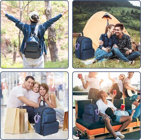 شنطة ظهر لانبوب التغذية من فيوينر لتغذية انبوب جي تيوب - شنطة ظهر بمضخة تغذية معوية معدلة مطورة 13.8 انش للمراهقين/البالغين/ازرق، مقاس S in Kuwait