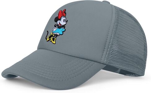 Disney Adult Trucker Hat, Minnie Mouse Mesh Snapback Baseball Cap in Saudi Arabia
