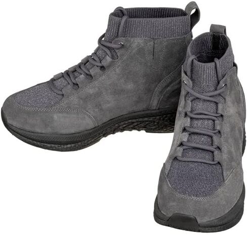 CALTO Men's Invisible Height Increasing Elevator Shoes - Fashion High Top Technical Sneakers - 3 Inches Taller in Saudi Arabia