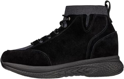 CALTO Men's Invisible Height Increasing Elevator Shoes - Fashion High Top Technical Sneakers - 3 Inches Taller in Saudi Arabia