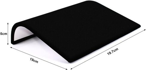 Yosoo Black Velvet Hook Necklace Chain Pendant Show Tray Display Jewelry Organizer Stand Holder in Saudi Arabia