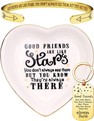 الأصدقاء الجيدون مثل هدايا النجوم، هدايا عيد الميلاد، طبق مجوهرات الأصدقاء الجيدين، الأصدقاء الجيدون مثل مجوهرات النجوم، طبق خاتم الأصدقاء الجيدين، أفضل هدايا الأصدقاء للنساء، هدايا الصداقة لأفضل الأصدقاء in Kuwait