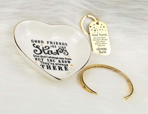 الأصدقاء الجيدون مثل هدايا النجوم، هدايا عيد الميلاد، طبق مجوهرات الأصدقاء الجيدين، الأصدقاء الجيدون مثل مجوهرات النجوم، طبق خاتم الأصدقاء الجيدين، أفضل هدايا الأصدقاء للنساء، هدايا الصداقة لأفضل الأصدقاء in Kuwait