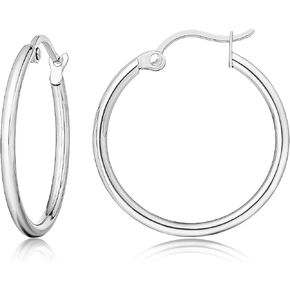 Limerencia hypoallergenic Pure Titanium Twisted Rope Round Hoop Earrings for women…