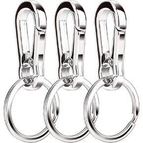 Metal Keyring Keychain Key Ring Chain Holder Organizer for Car/Key Finder, 3 Pack in Saudi Arabia