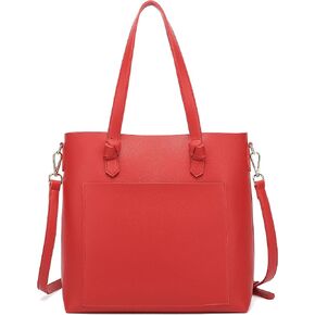Scarleton Tote Bag for Women, Faux Leather Purses and Handbags, Shoulder Bag, Top Handle Satchel, Hobo Bag with Pouch, H1035