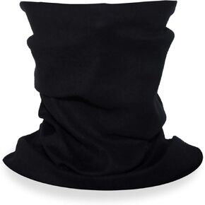 Plain Black Neck Gaiter Seamless Bandana, Lightweight Breathable Mouth Cover for Motorcycle Riding Outdoor Festival Sun Protection - Multifunctional Tube Scarf in Kuwait