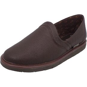 شبشب STAHL للرجال مريح من جلد الغنم الأصلي عالي الكثافة ونعل مضاد للانزلاق مع بطانة فائقة النعومة للاستخدام الداخلي/الخارجي in Kuwait