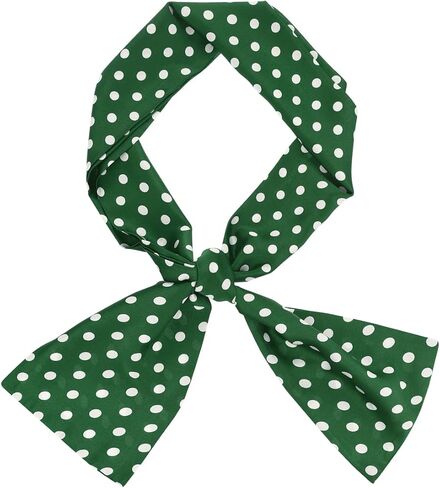 Allegra K Women Retro Polka Dots Skinny Scarf Neck Scarves Wrap Long Neckerchief Hair Band in Saudi Arabia