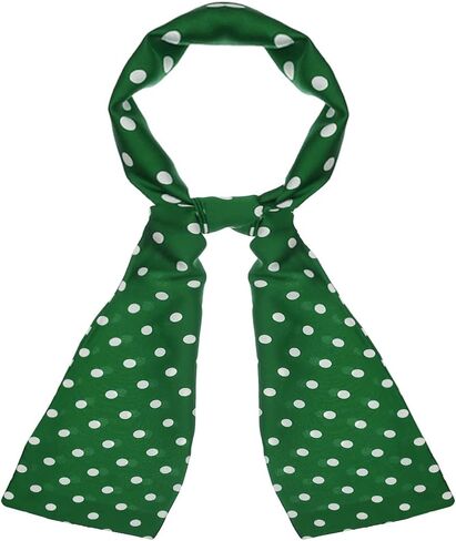 Allegra K Women Retro Polka Dots Skinny Scarf Neck Scarves Wrap Long Neckerchief Hair Band in Saudi Arabia