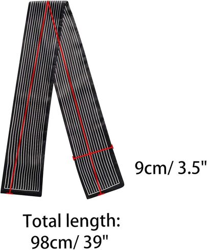 Allegra K Skinny Scarves Stripe Neck Wraps for Women Fasion Neckerchief Ribbon Hairband in Saudi Arabia