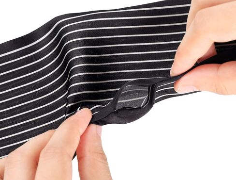 Allegra K Skinny Scarves Stripe Neck Wraps for Women Fasion Neckerchief Ribbon Hairband in Saudi Arabia