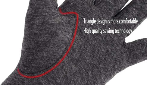 Tomily 3 Pairs Winter Gloves Warm Windproof Touchscreen Gloves for Womens Using in Kuwait