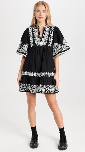 Sea Women's Cordera Embroidery Tiered Dress in Saudi Arabia