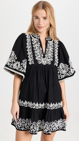 Sea Women's Cordera Embroidery Tiered Dress in Saudi Arabia