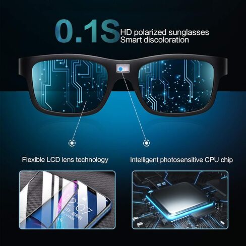 COTIA 0.1 Seconds Smart Photochromic Polarized Men's Sunglasses for Driving and Riding Day and Night Fishing Sun Glasses in Saudi Arabia