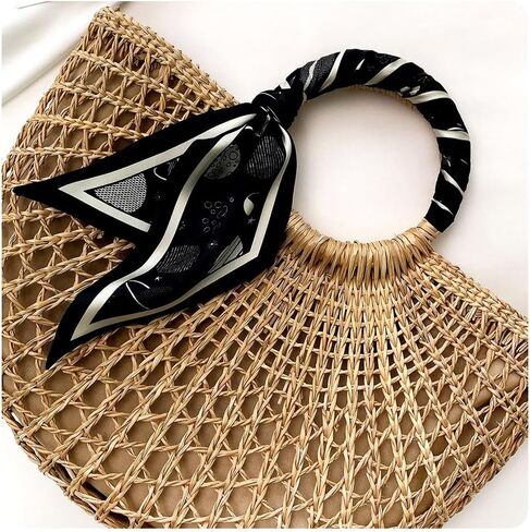 IMLECK Bag Handbag Handle Ribbon Scarf Lightweight Neckerchief Headscarf in Saudi Arabia