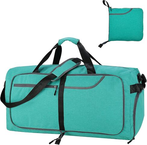 150L Extra Large Foldable Duffle Bag for Travel with Wet Pocket & Shoes Compartment Men Women Waterproof Weekender Duffle Bag(150LBlack) in Saudi Arabia