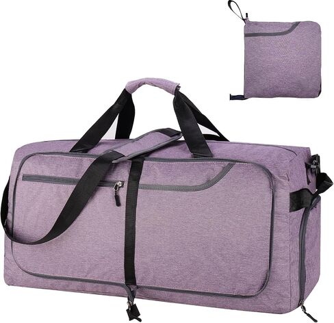 150L Extra Large Foldable Duffle Bag for Travel with Wet Pocket & Shoes Compartment Men Women Waterproof Weekender Duffle Bag(150LBlack) in Saudi Arabia