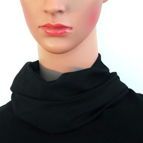 قناع رقبة أسود عادي للنساء الرجال سوبر خفيفة الوزن تنفس نصف الوجه الفم تغطية لدراجة نارية ركوب الصيد في الهواء الطلق الجري الراف مهرجان سائق الدراجة قناع متعدد الوظائف in Kuwait