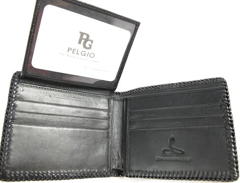 Genuine Cobra Snake Skin Leather Handmade Cowboy Bifold Wallet (Natural) in Saudi Arabia