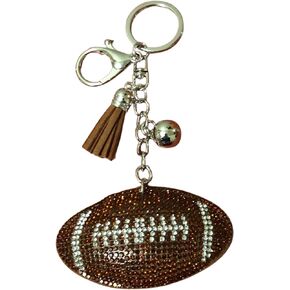 Popfizzy Rhinestone Keychain Accessories for Women, Car Key Fob Keychain, Car Keys Keychain Charm, Purse Charms, Bag Keyring