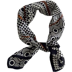 Livrerpi 100% Pure Mulberry Silk Scarf Medium Square Head scarf for Women Men Neckerchief Gift Packed 27"x27" Gift Packed