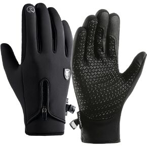 قفازات الصيد الشتوية للرجال والنساء، شاشة تعمل باللمس، قفازات مقاومة للماء والرياح، قفازات للتمرين في الطقس البارد، قفازات قيادة الثلج لركوب الدراجات النارية والصيد والتجديف بالكاياك in Kuwait