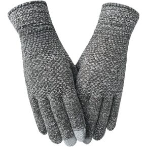 قفازات Tomily للجنسين لشاشة اللمس الشتوية من قماش شانيل، قفازات سميكة للرجال والنساء in Kuwait