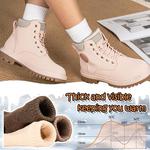 Muitmopoke Warm Socks for Women Winter Wool Boot Socks Size 9-11 Thermal Thick Cozy Crew Gift Socks 5 Pairs in Saudi Arabia