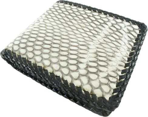 Genuine Cobra Snake Skin Leather Handmade Cowboy Bifold Wallet (Natural) in Saudi Arabia