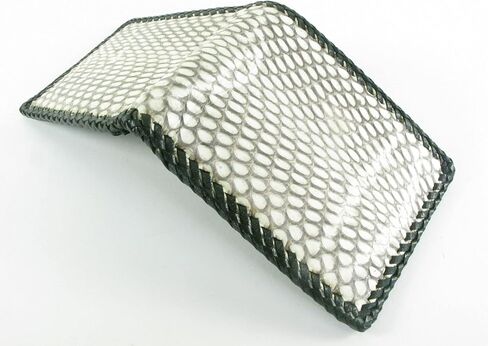 Genuine Cobra Snake Skin Leather Handmade Cowboy Bifold Wallet (Natural) in Saudi Arabia