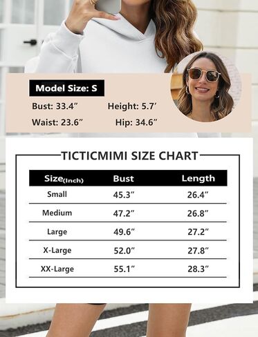 TICTICMIMI كنزات نسائية كاجوال بغطاء للرأس من الصوف بأكمام طويلة كبيرة الحجم بلوفرات Y2K فضفاضة لطيفة مع جيب in Kuwait