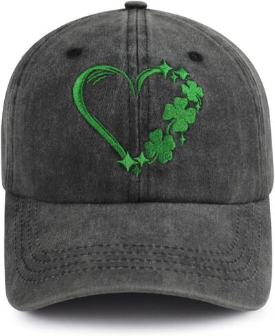 قبعة كاهريبا لعيد القديس باتريك شامروك للرجال والنساء، قبعة بيسبول أيرلندية مطرزة بالقطن قابلة للتعديل in Kuwait