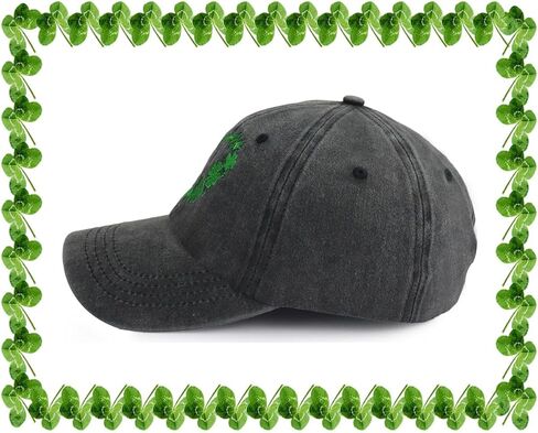 قبعة كاهريبا لعيد القديس باتريك شامروك للرجال والنساء، قبعة بيسبول أيرلندية مطرزة بالقطن قابلة للتعديل in Kuwait