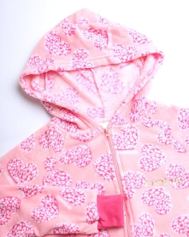 لباس داخلي للفتيات من شركة Limited Too - لباس داخلي من الصوف المخملي على شكل وحيد القرن مع غطاء رأس ثلاثي الأبعاد (الحجم: 7-16) in Kuwait